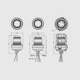 4374S Hazardous Warning Supervised DC Strobe Light | TOMAR Electronics Inc