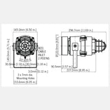 BExCL110-L2 Omni-directional Alarm Horn & LED Beacon | TOMAR Electronics Inc