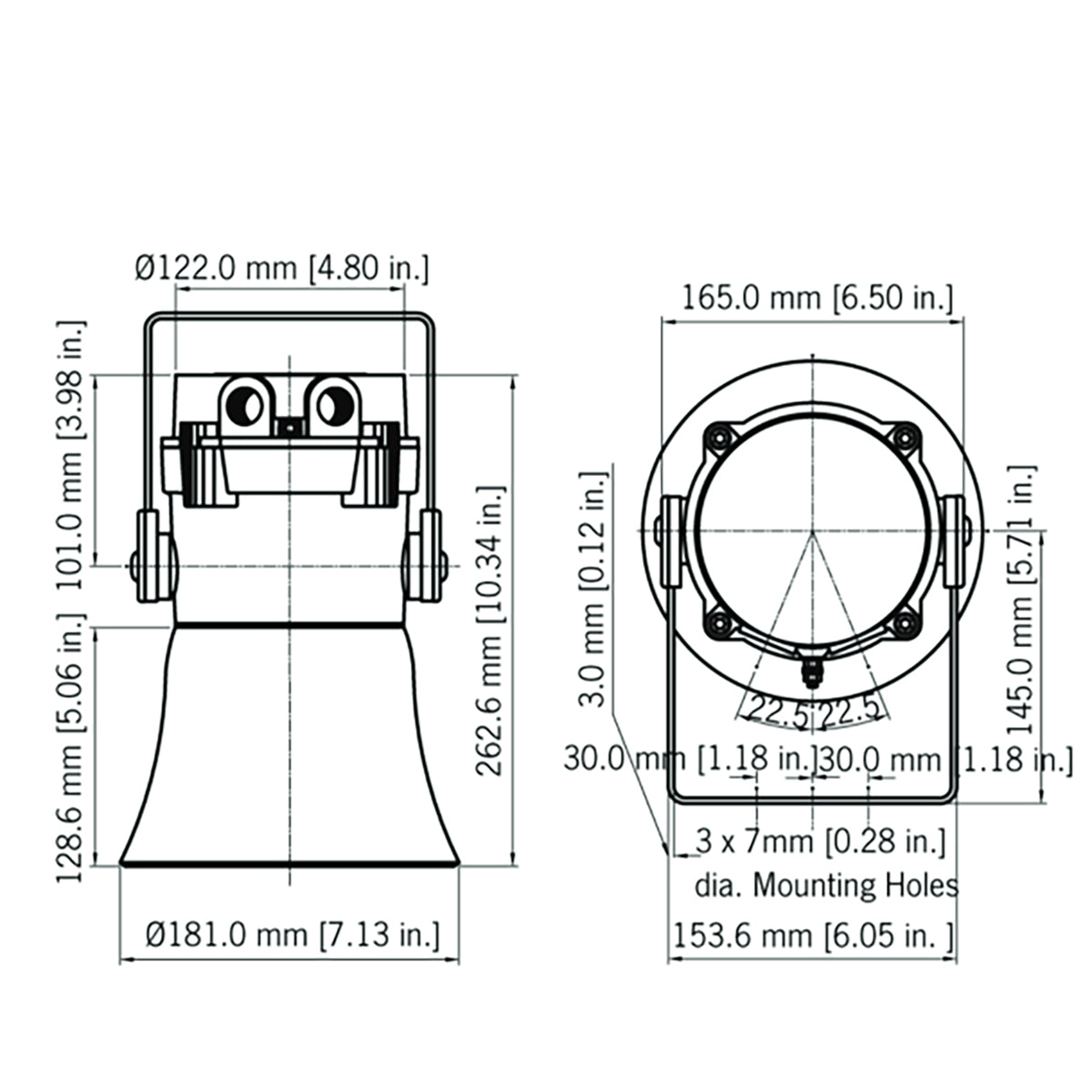 Flameproof BExS110 Alarm Sounders