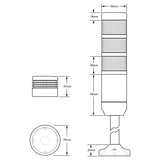 LED Microstack Andon Light | TOMAR Electronics Inc