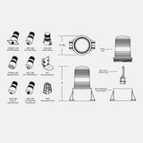 MICROSTROBE® Beacons - AC Power | TOMAR Electronics Inc
