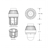 3000 Series Explosion-Proof LED Beacon - AC/DC