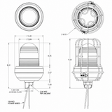 4375S Hazardous Location Xenon Strobe Beacon - AC/DC