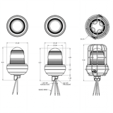 4375L Hazardous Location LED Beacon - AC/DC