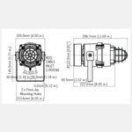 BExCL110-L2 Omni-directional Alarm Horn & LED Beacon-TOMAR Electronics Inc