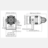 BExCS110-05 Omni-directional Alarm Horn & Xenon Beacon-TOMAR Electronics Inc