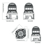 GNExB2X10 Xenon Strobe Beacon (10 Joules)-TOMAR Electronics Inc