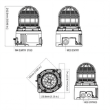 GNExB2L Hazardous Location LED Multifunction Beacon